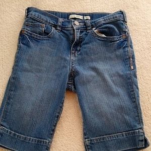 Bermuda jean shorts